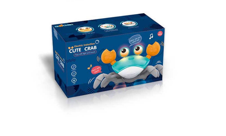 Made Unisex ABS Plastic Crawling Crab Toy for Early Education Educational Boy Gift Set