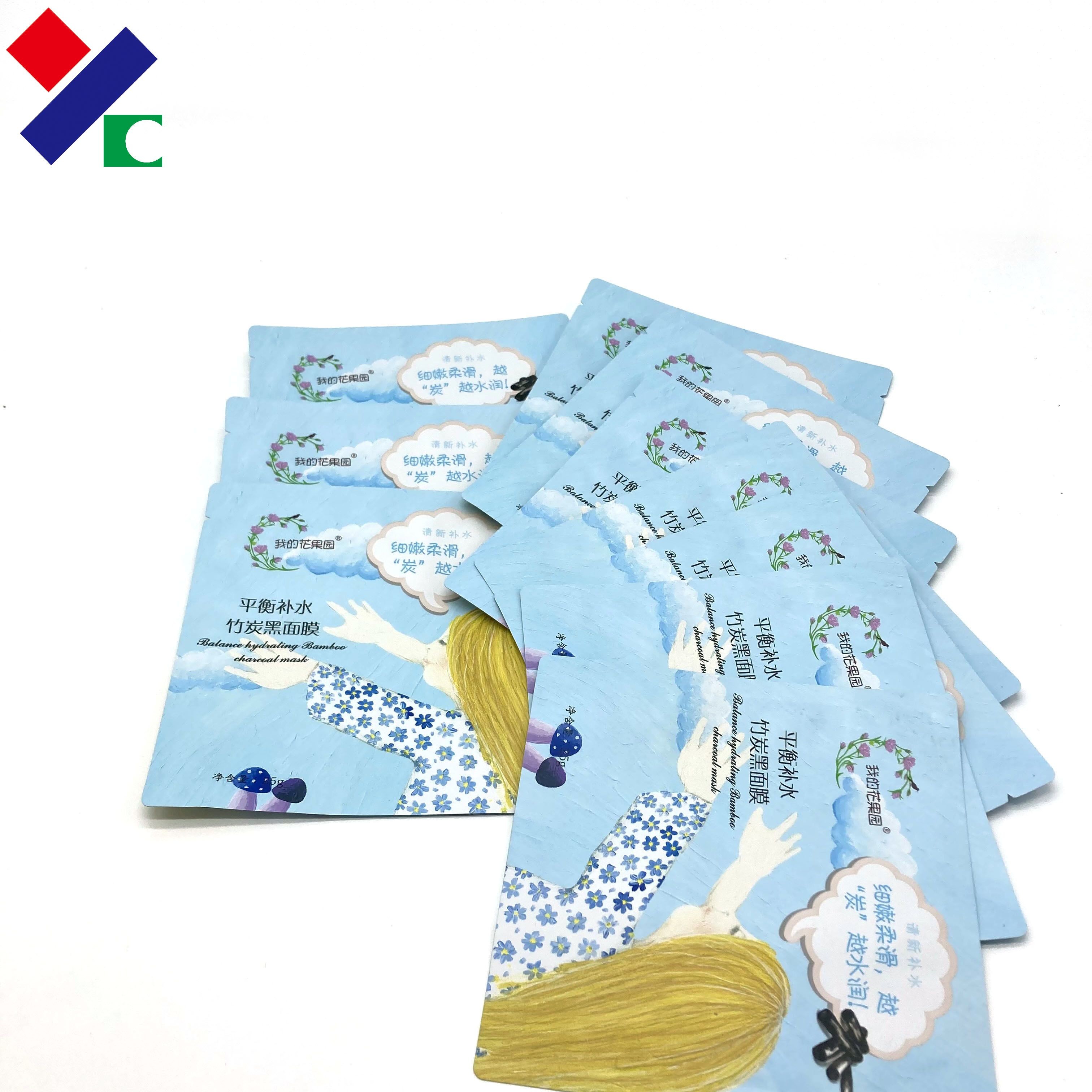 Aluminum 3 Side Seal Sachet Recyclable Transparent 130*180 Makeup Tools Sealable Pouch