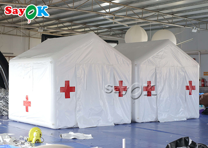 Field Hospital Tent Mobile 3x3mH Inflatable Emergency Tent For Military Field