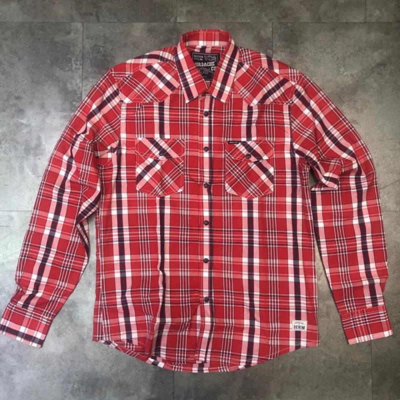 Men'S 8 Color Cotton Plaid Shirts