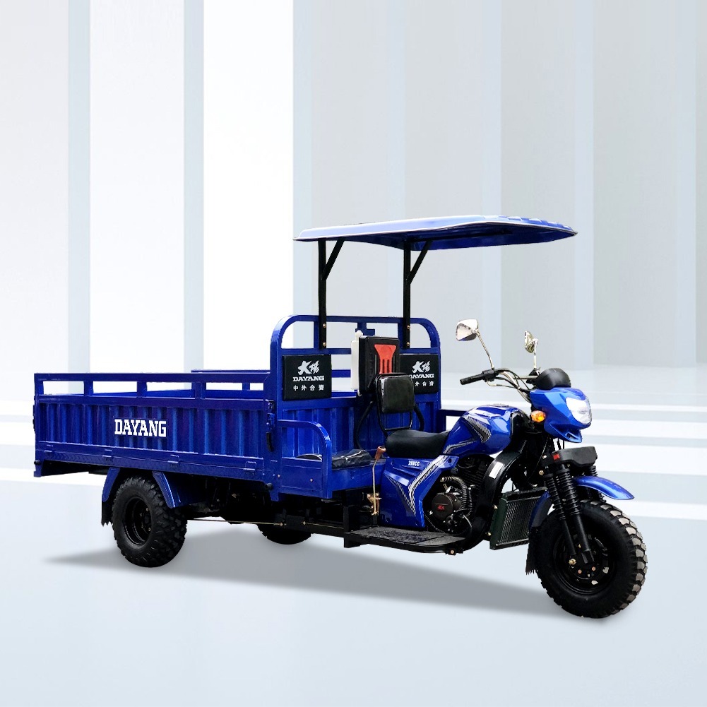 800W Water-Cooling Engine Hydraulic Dump Fuel Oil Tricycle Motorcycle for Freight OEM