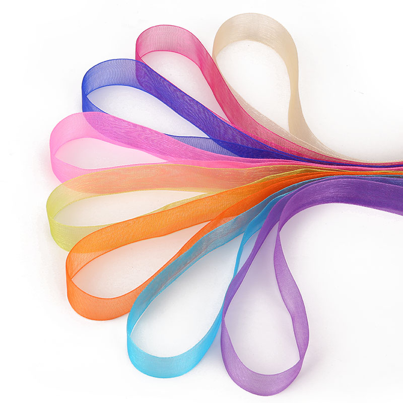 Wholesale DIY Hair Ornaments 4cm Organza Silk Ribbon For Jewelry Accessories