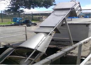 Quality Paper Mills Biological Spiral Screen , Wastewater Screening Equipment Compact Design for sale