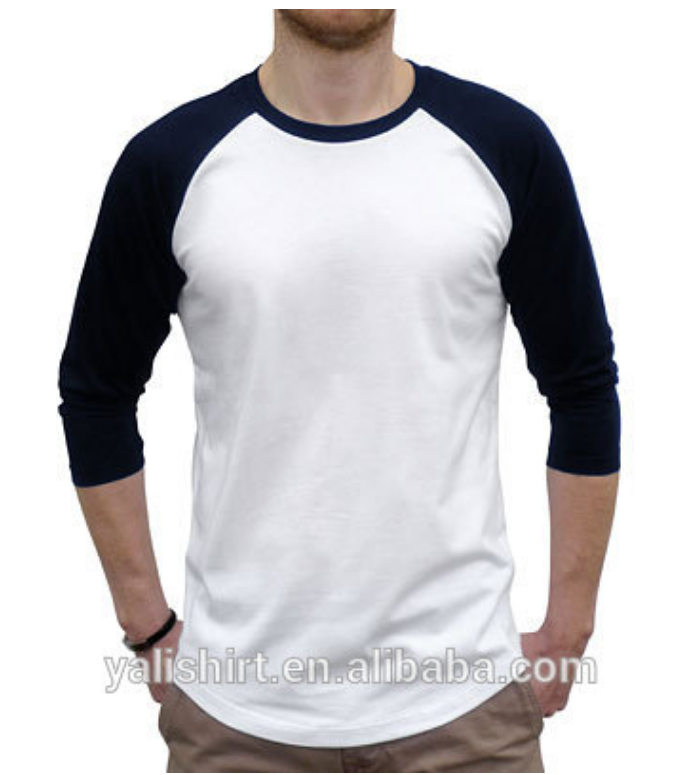 100% soft feeling custom raglan baseball shirts wholesales