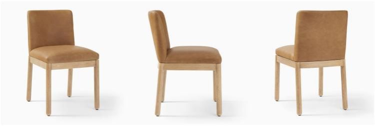 Folded NO Wooden Chairs Modern Square Back Brown Color Suitable for Hotel Lobby Used in Restaurant Guarantee Two Years