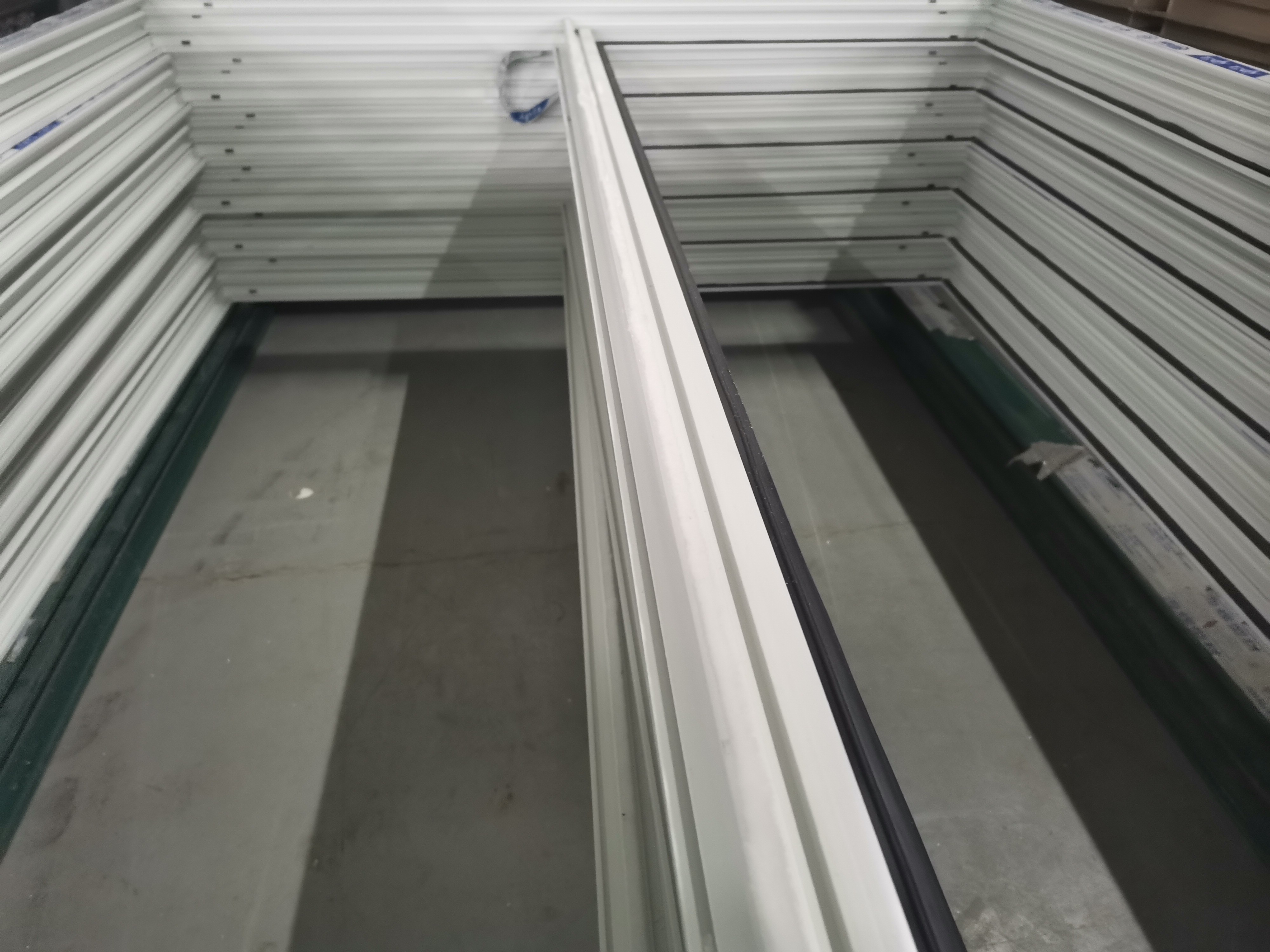 NFRC UPVC Single Hung Window Double Glazed Bay Window