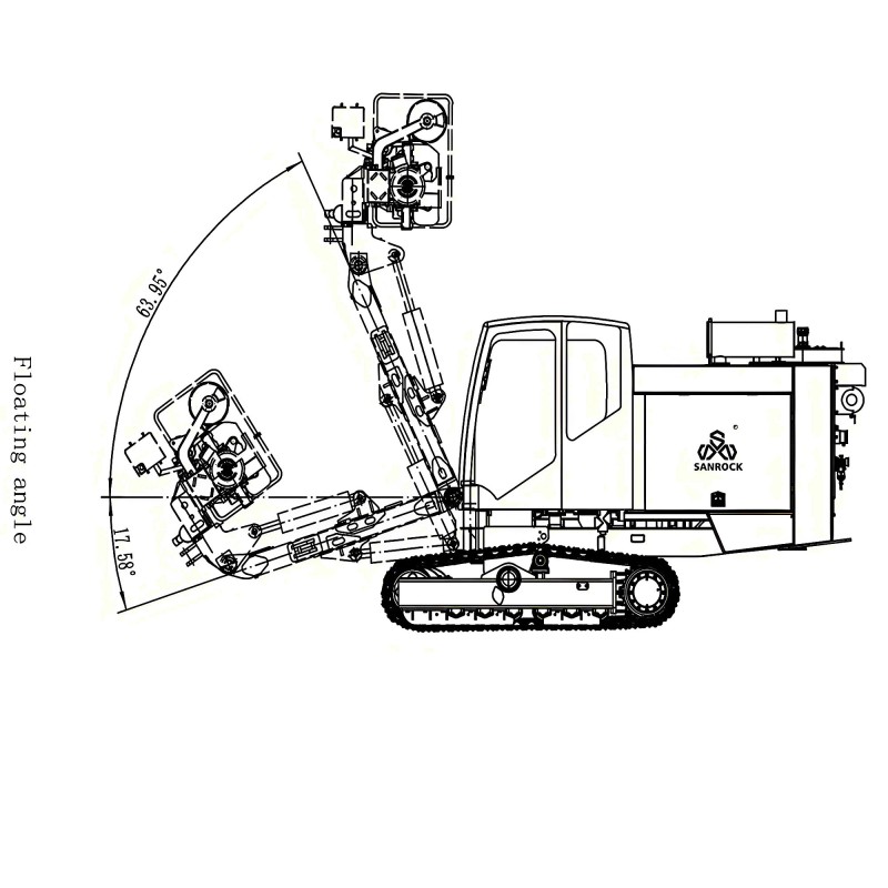 Crawler Drilling Rig Machine Zero Emission Drilling Rig Mining Automatic DTH Drilling Rig