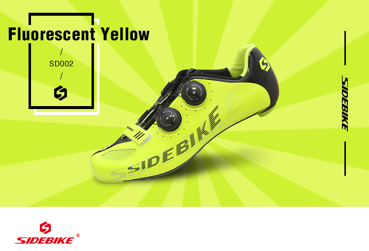 Good Stability Mens Road Cycling Shoes Bright Color Printed Low Wind Resistance