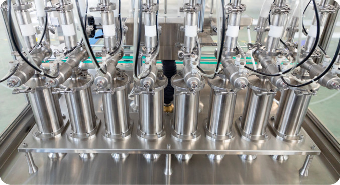 Chemical Liquid Bottle Filling Machine Piston Type 8 12 16 20 Head 50ml 250ml 1000ml