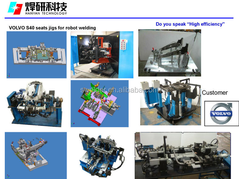 Customized Robot Welding Jig 150VA For Half Housing And Triangle Assembly