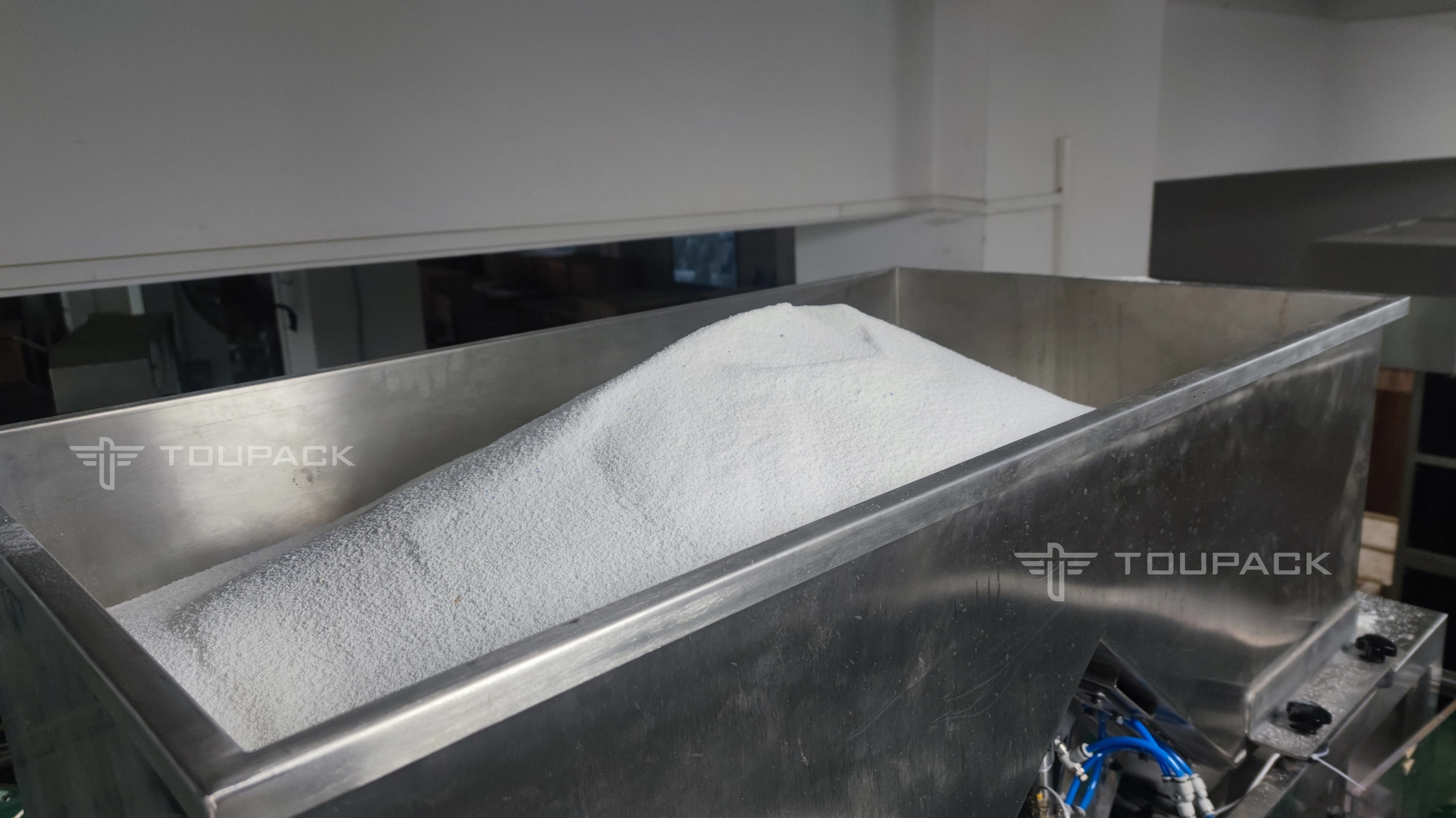 1kg 2kg 5kg Detergent Powder Bag Packing Machine Automatic Weighing For Powder Soap Packaging