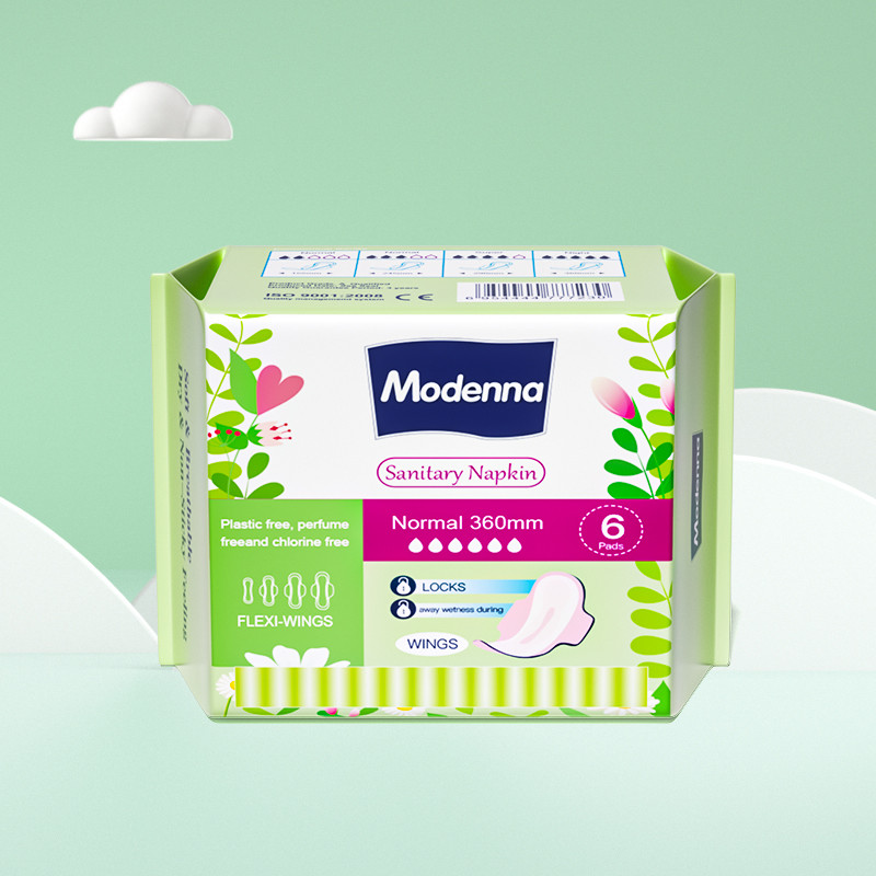 OEM brand name blue chip women pads sanitary pads napkin manufacturer in China