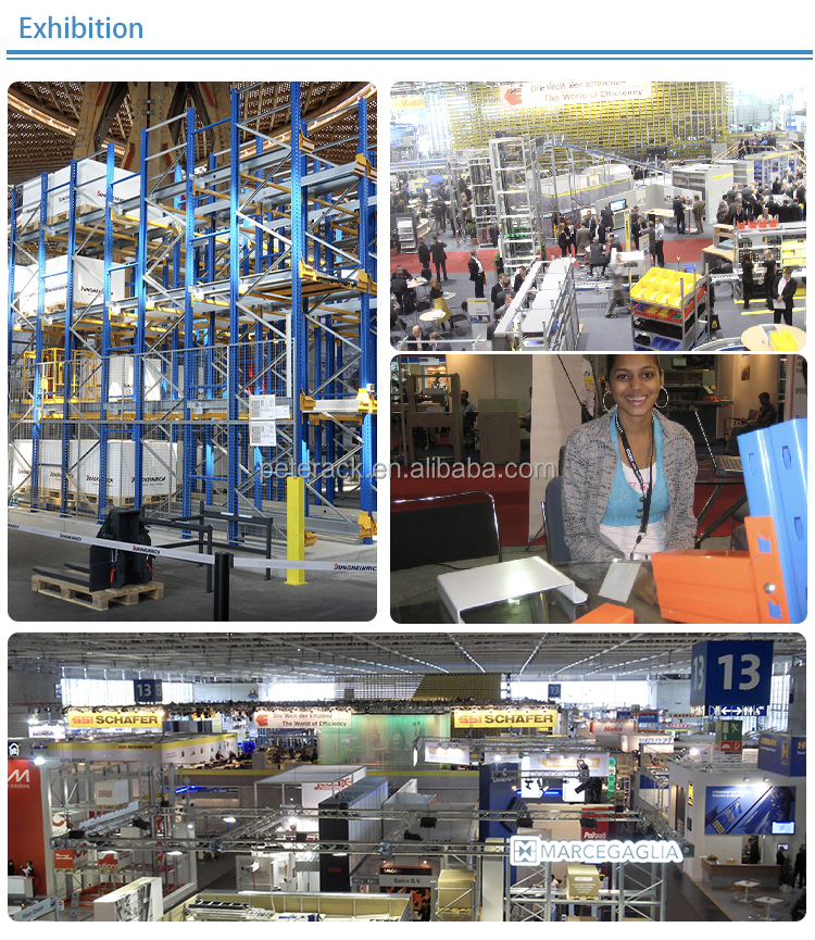 Warehouse Weld Wire Mesh Storage Rack , Heavy Duty Wire Container Pallet Racking