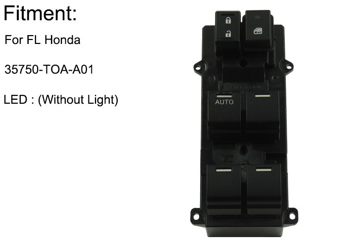 Multifunctional Honda Power Window Switch CRV12 Front Driver Side 35750-TOA-A01