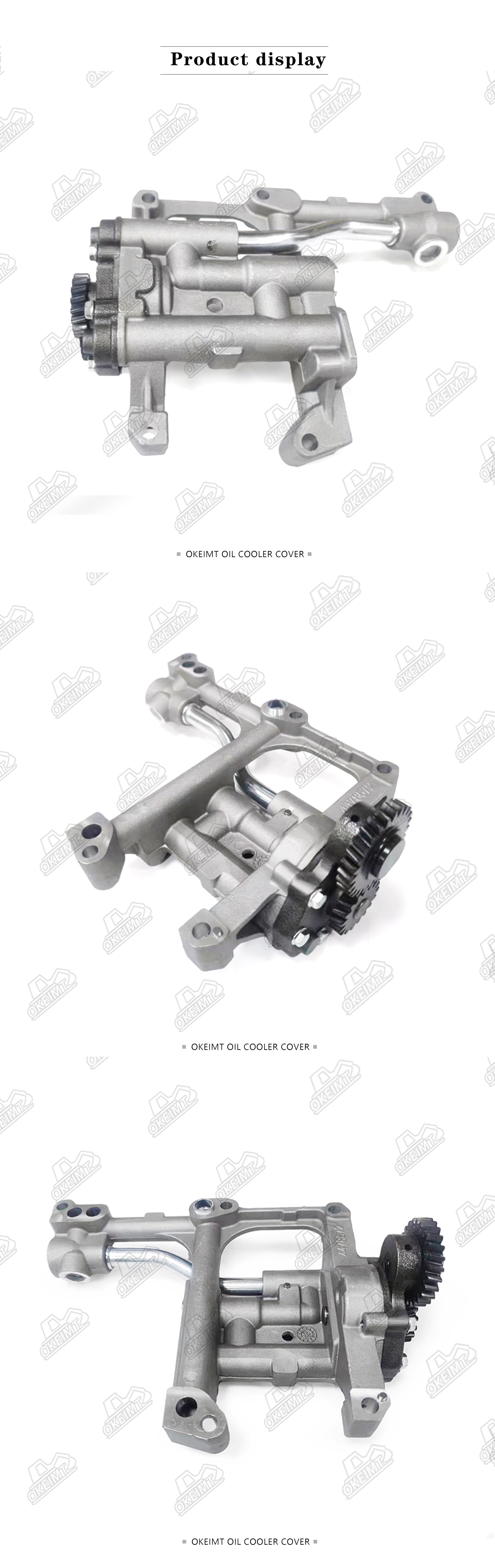 420-0454 3738014 Oil Pump Compatible With CATE C6.6 C7.1 Engine Oil Pump
