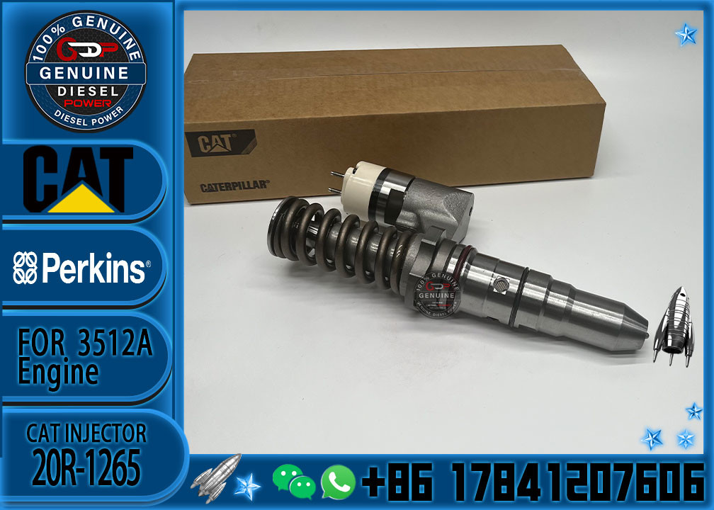 Diesel Engine Fuel Injector 392-0201 392-0206 20R-1265 for 3512B 3516B Construction Machinery Engine Parts Common Rail I