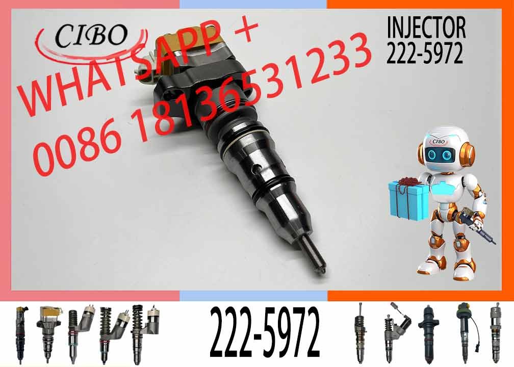 Fuel injector common rail parts injector 222-5972 198-4752 174-7526 232-1170 232-1171 174-7527 For C+ Engine 3126B