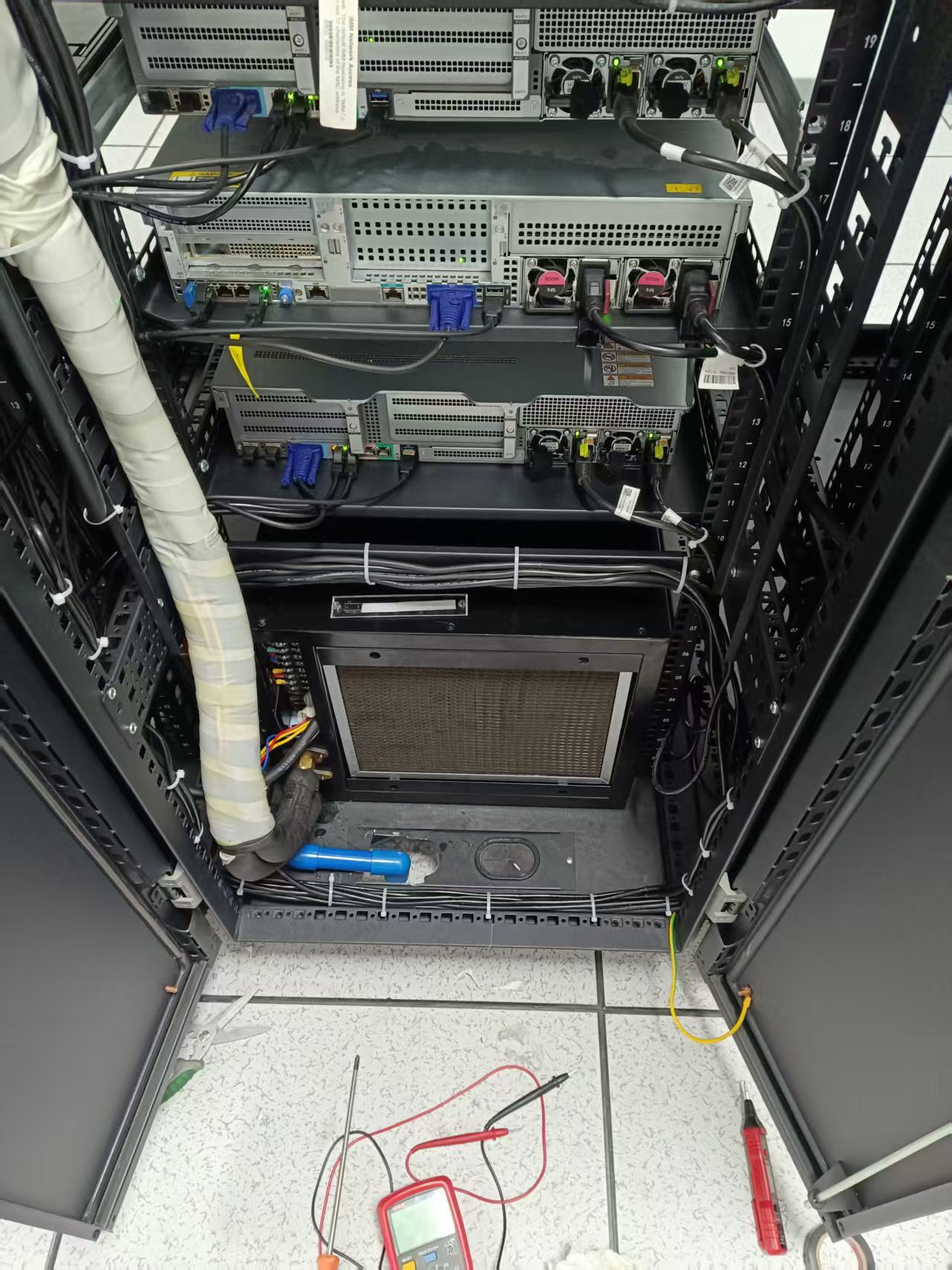 Rack Mounted Air Conditioner for Battery Cabinets Communication Equipment Electrical Control Boxes 5.5kW 7.5kW 12.5kW