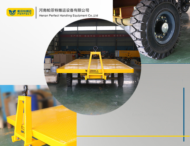 30T Capacity Towable Type Trackless-Non Motor Transfer Cart