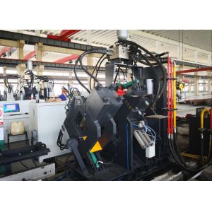 Quality Single Blade Cutting Mode CNC Drilling And Cutting Machine Line 80m/Min Feeding Speed Of Angle for sale