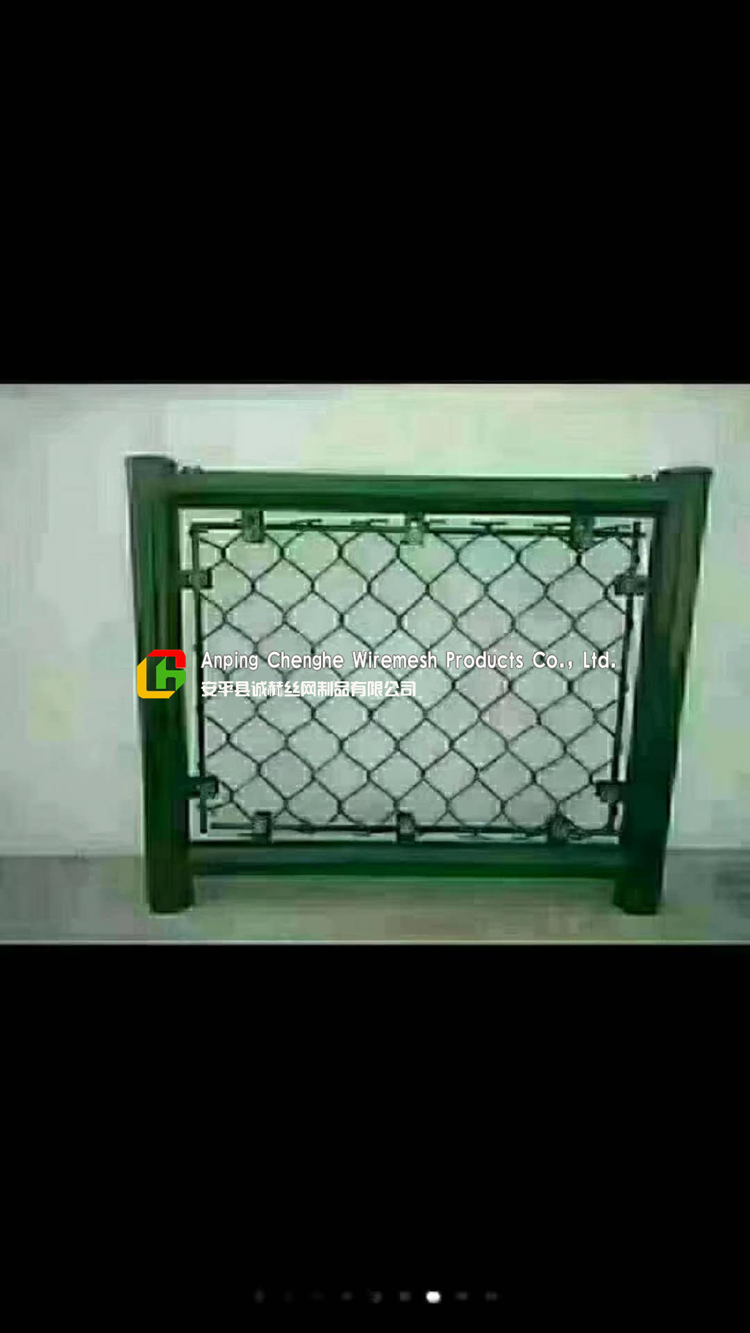 White Safety Wire Mesh Fence / Railing Beautiful Folded Mesh For Garden