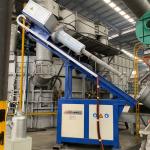 Aluminum Refining Degassing Machine 15kW Total Power Adjustable Gas Pressure 0.1