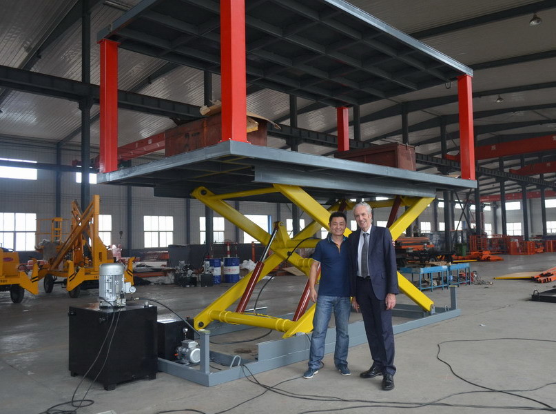 3.5m Lift Height Car Parking System For Basement To First / Second / Third Floor With CE
