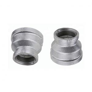 Quality Malleable Iron Fitting Reducing Socket 1 NPT Female Galvanized Finish for sale