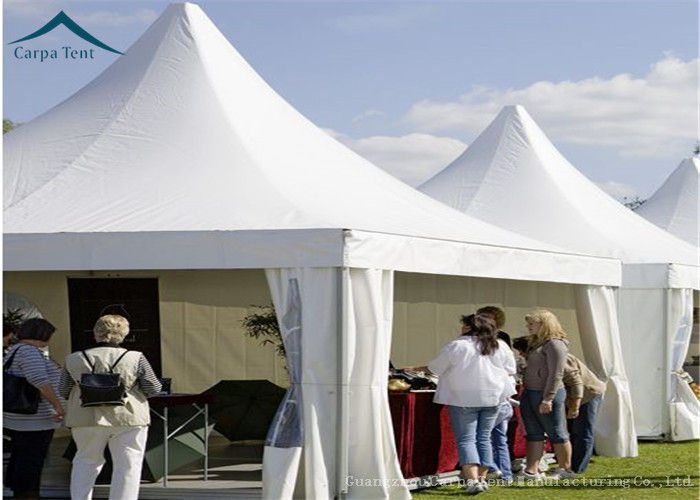 8m * 8m White PVC Roof Outdoor Party Tents For Commercial Event