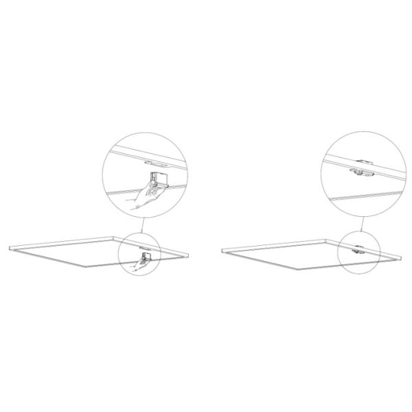12Vdc Casambi Bluetooth Network Presence Sensor For Panel Light, 4m Max Installation