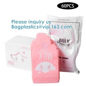 Quality Feeding Dried Milk Food Bag, Milk Freezer Bag, Easy Pour, Spout, Zip Top, Reusable Open and Zip Shut for sale