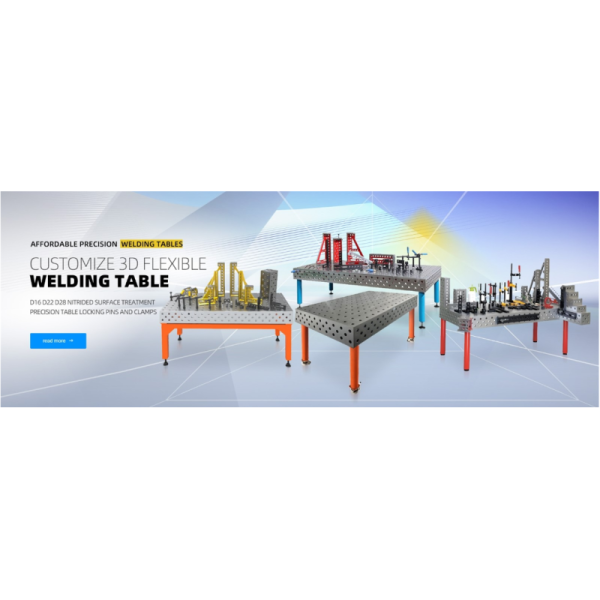 D16 3D Flexible Welding Table Anti Rust Welding Fixture Table