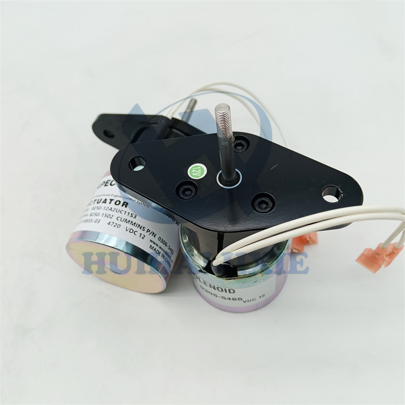 Excavator Electrical Part 8250-1502 82501502 12V Solenoid Valve and Ready for Immediate Shipment For engine C35D6 C33D5 0250-12A2UC11S3 Shutoff