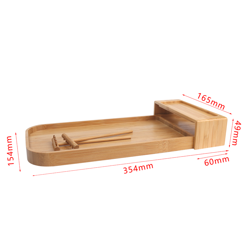 Japanese Zen Garden Kit for Desk - Sand Garden Tools and Accessories Box Set for Office Desktop