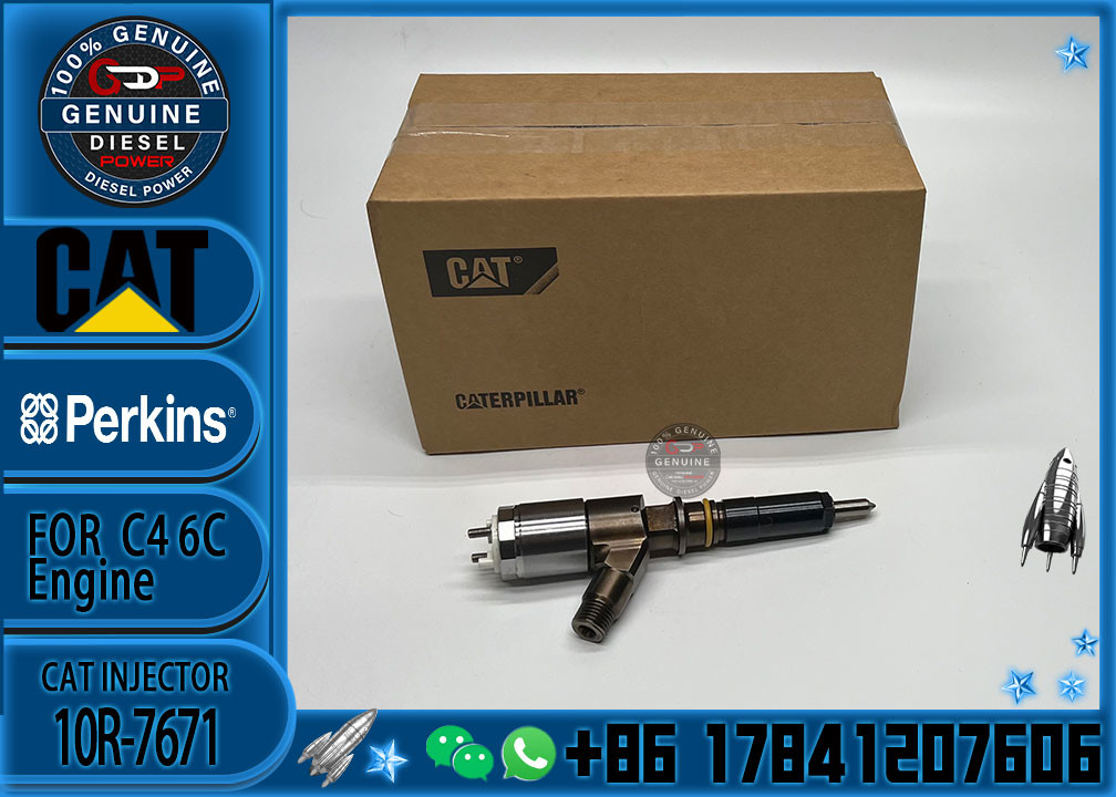 Diesel Fuel Injector 10R7671 10R-7671 320-0677 3200677 326-4700 3264700 For CAT Excavator Engine C4.4 C6.4
