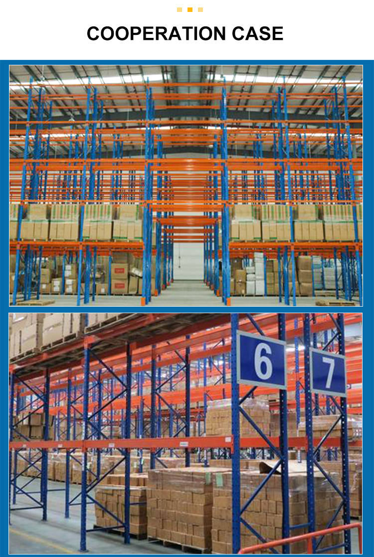 Q235 Customized Adjustable Leveling Feet Warehouse Pallet Racking Easy To Install