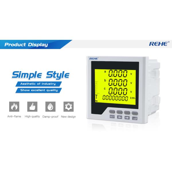 Factory Price LCD Display Three Phase Current Voltage Frequency Multi-function Monitoring Meter CN-3UIF3Y