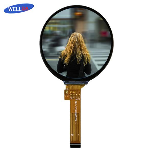 Circular Round LCD Panel 1.6 Inch RoHS ISO9001 CE compliant