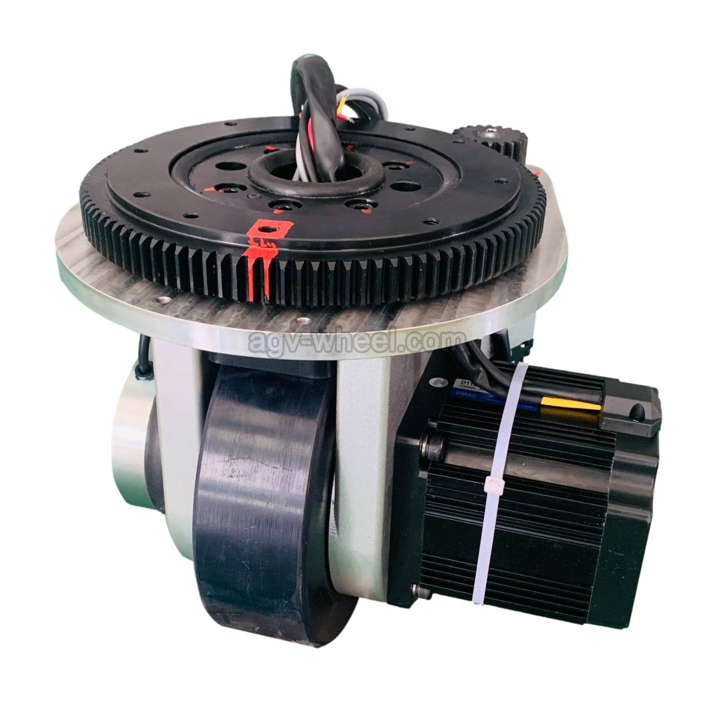 Horizontal Motor Forklift Drive Wheel Assembly 1000kg Industrial Wheels For Agv