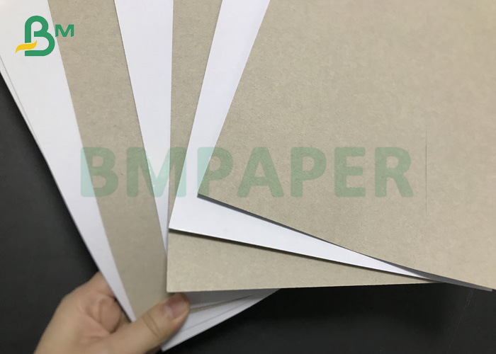 230gsm To 1600gsm GD2 Claycoat Duplex Board Grey Back Paper Sheets 70 * 100cm