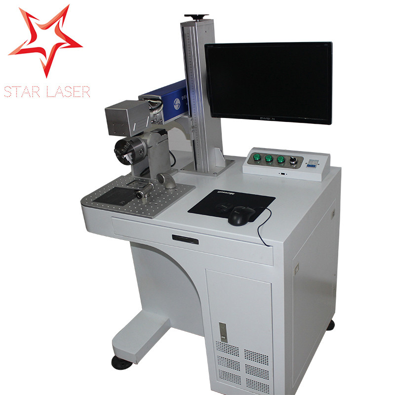 High Precision Metal Marking Machine , PVC Pipe Fiber Laser Marking System