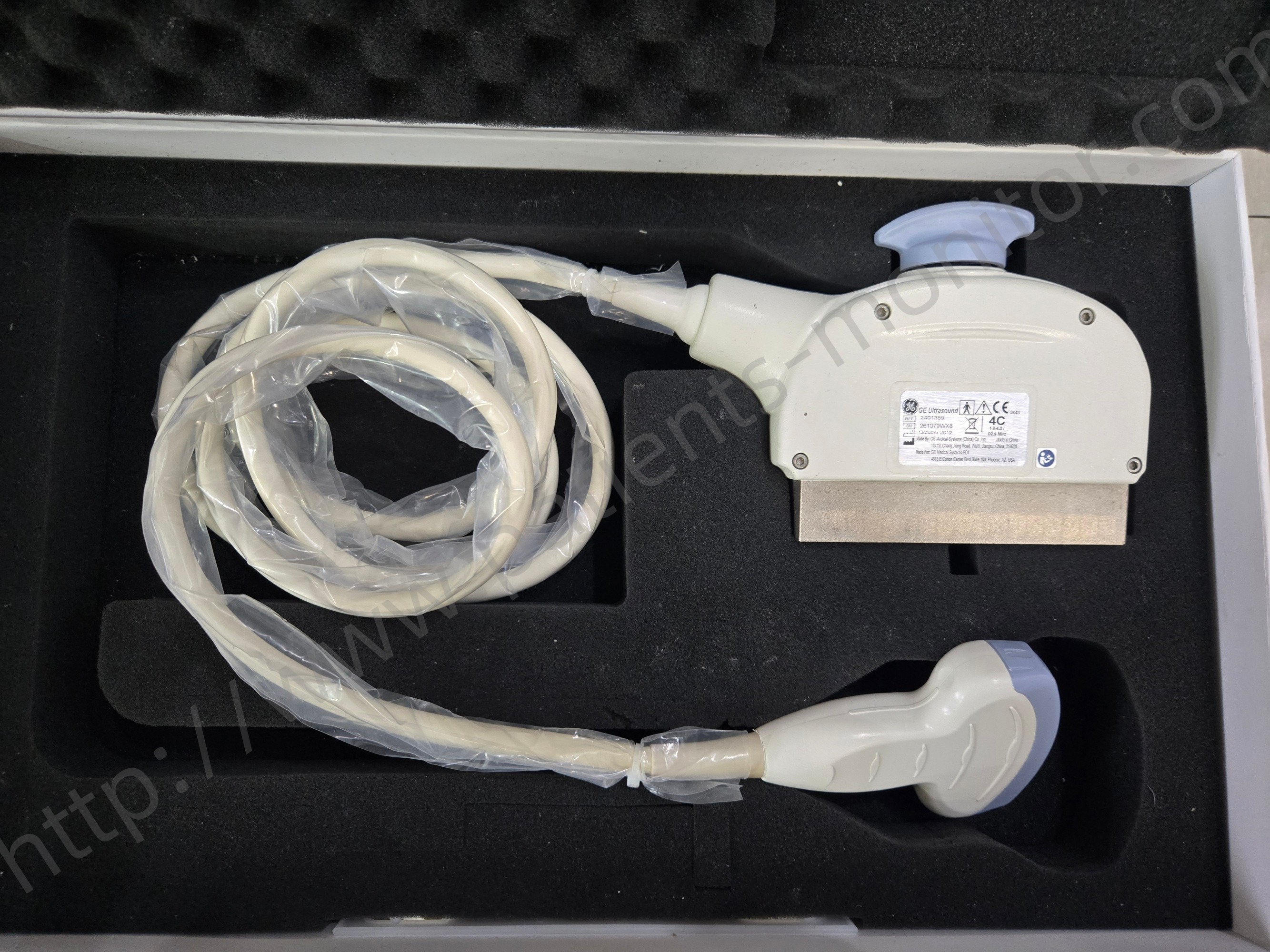 GE 4C Curved Array Probe Convex Array Transducer For Logiq S6 Ultrasound Machine 1.5-4.6 MHz