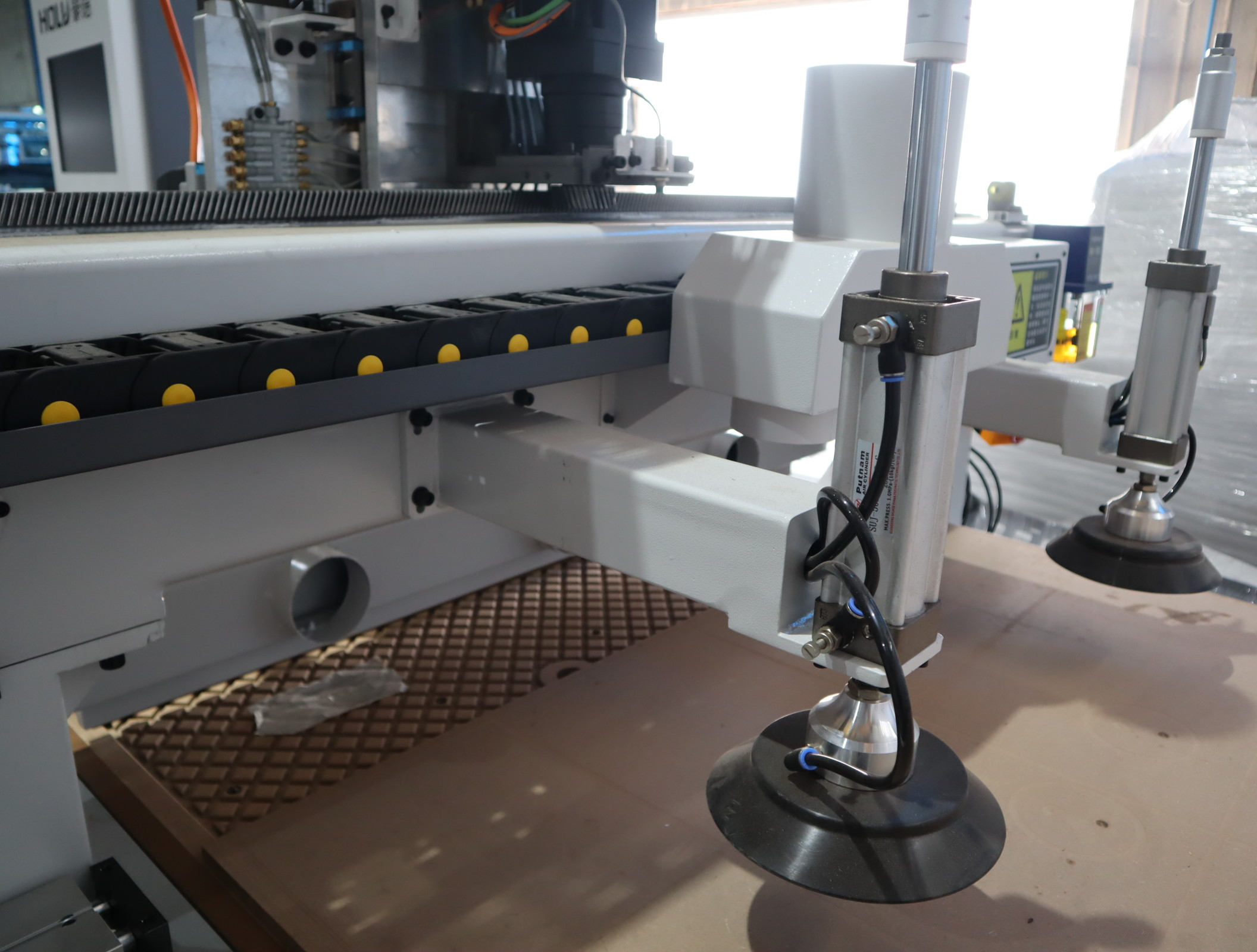 Two Spindles CNC Panel Router For Cabinet Modular ACM Cladding 18KW
