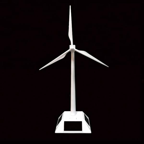 Small Home Garden Decorative Wind Turbine Solar Powered Plastic DIY Kids Educational Solar Power Windmill for Sale