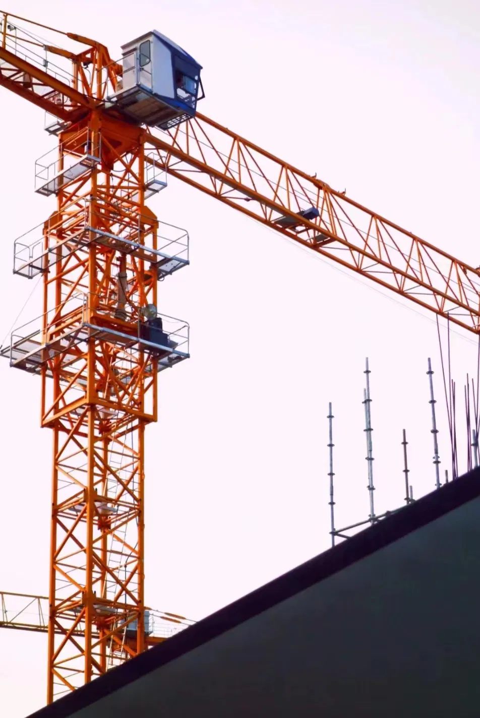 Used Zoomlion Ht63 50m 5013 6t Tower Crane with CE Certification