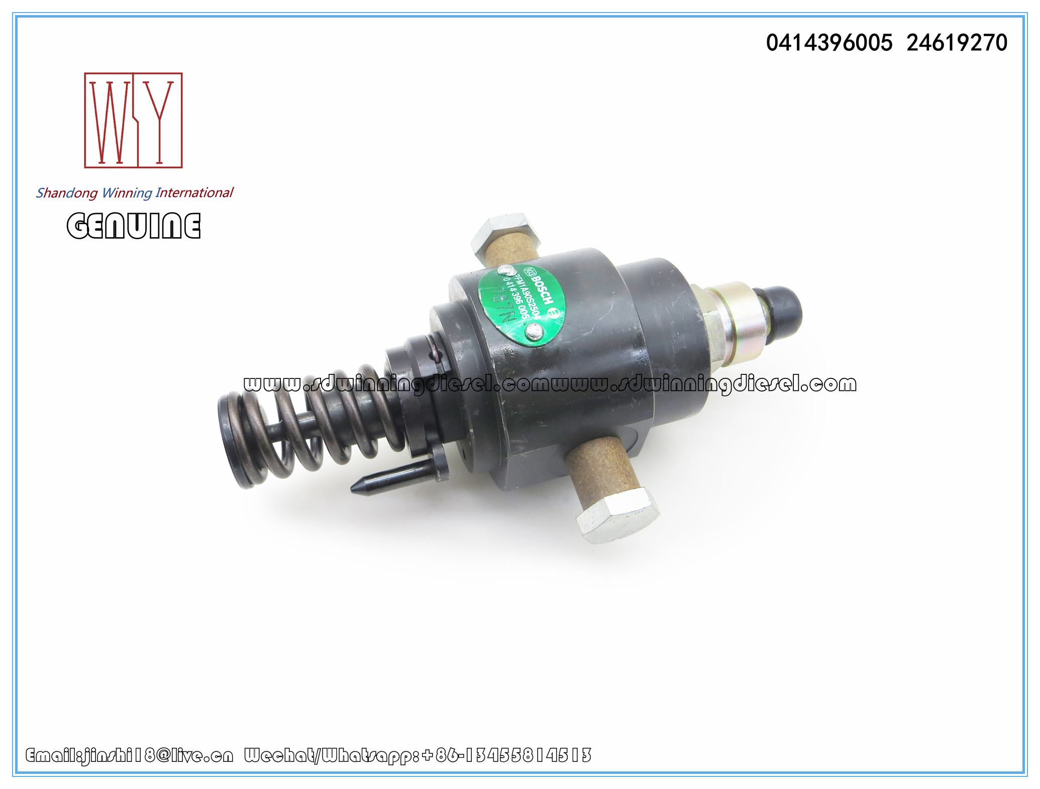 Brand New Bosch Diesel Fuel Unit Pump 0414396005, 24619270, Genuine