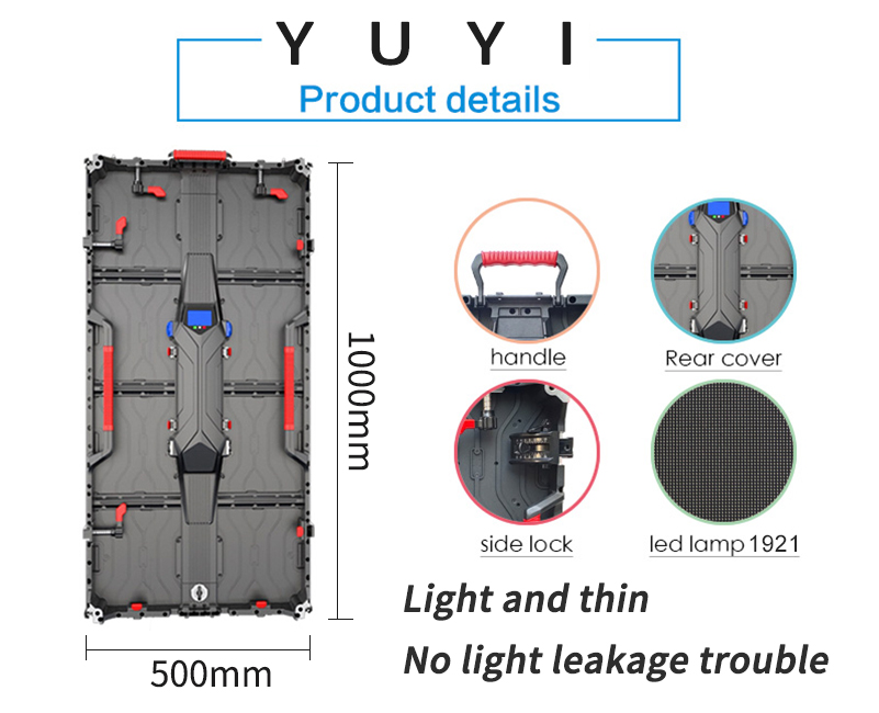 High Refresh Rate Display P3.91 P4.81 Outdoor Rental LED Screen For Stage Events