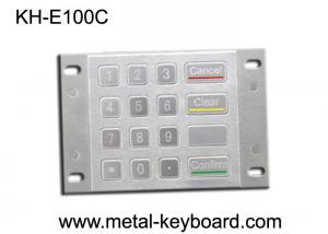 China 16 Keys Vandal Resistant Public Info-Kiosk Keypad , Metal Entry Keypad on sale