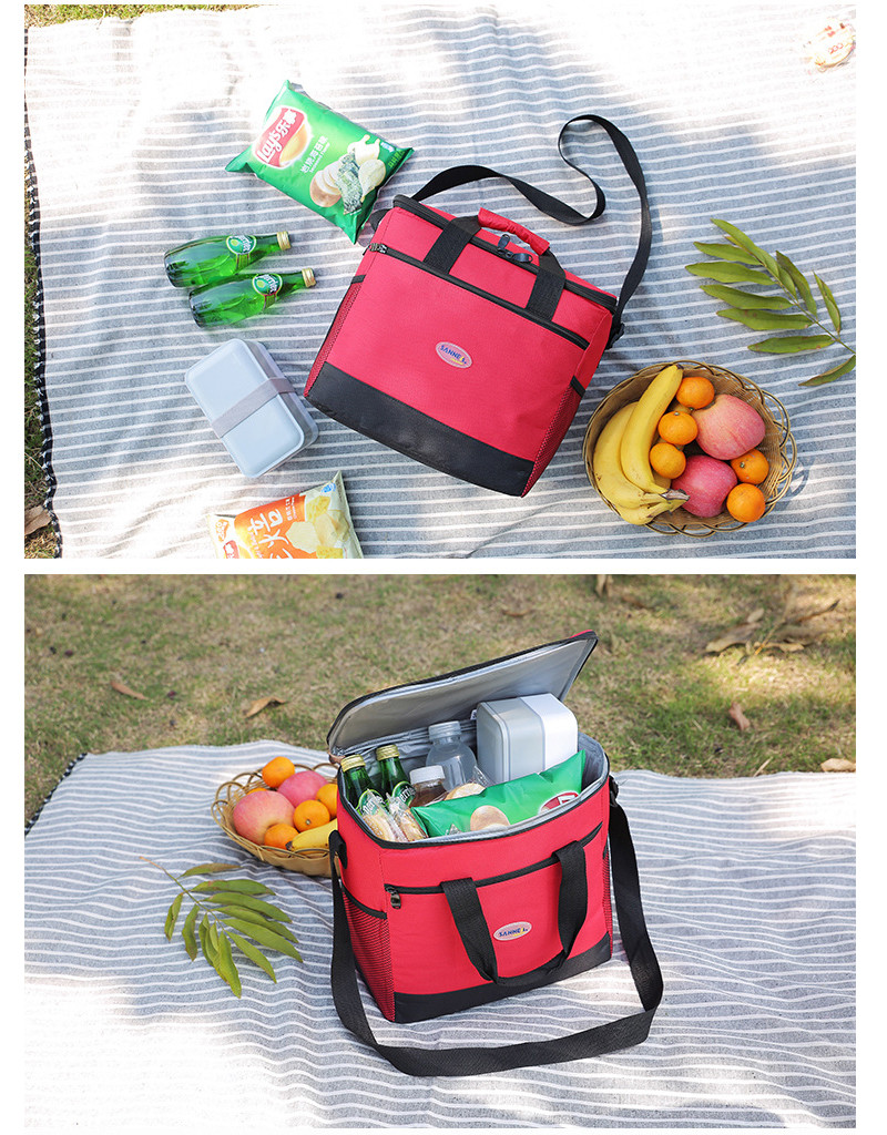 600D Oxford Dirtproof Picnic Time Lunch Tote For Men