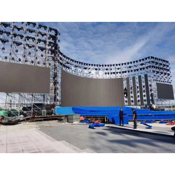 P3 Indoor Led Commercial Advertising Display Screen Fine Pitch Video Wall For Stadium